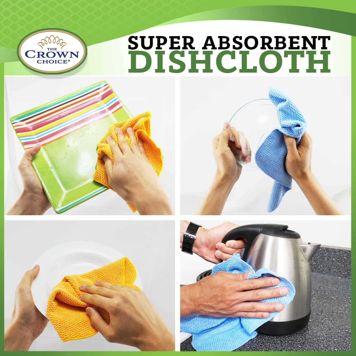 VerPetridure Microfiber Cleaning Cloth, Black Cleaning Towels, Lint Free  Dishwashing Towel, Softer Ultra Absorbent Cleaning Rags for Furniture  Kitchen Window Car 