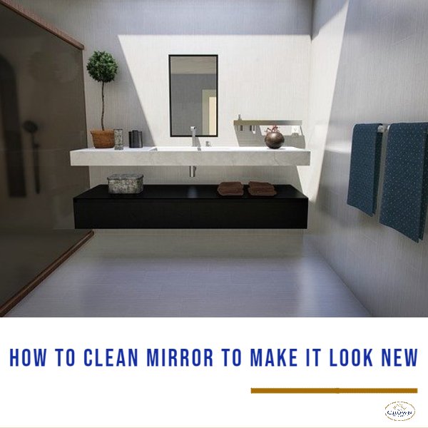 How to Clean Mirror To Make It Look New 5 How to Clean Mirror: Cleaning large mirror located inside the bathroom