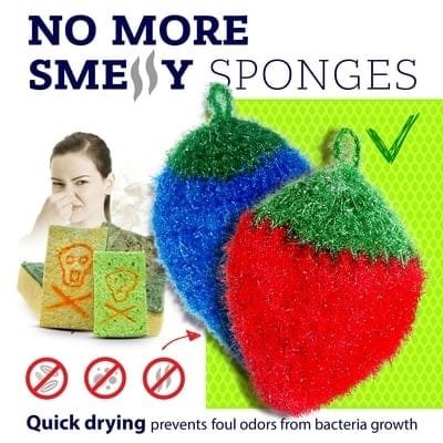 No More Smelly Sponges fruit