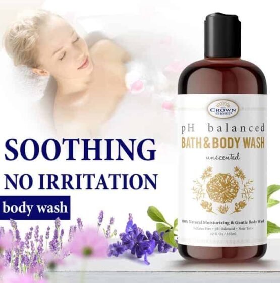 unscented body wash soothing no irritation