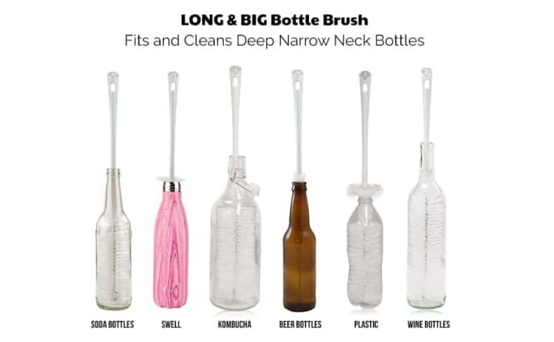 long big bottle brush set for all narrow neck bottles