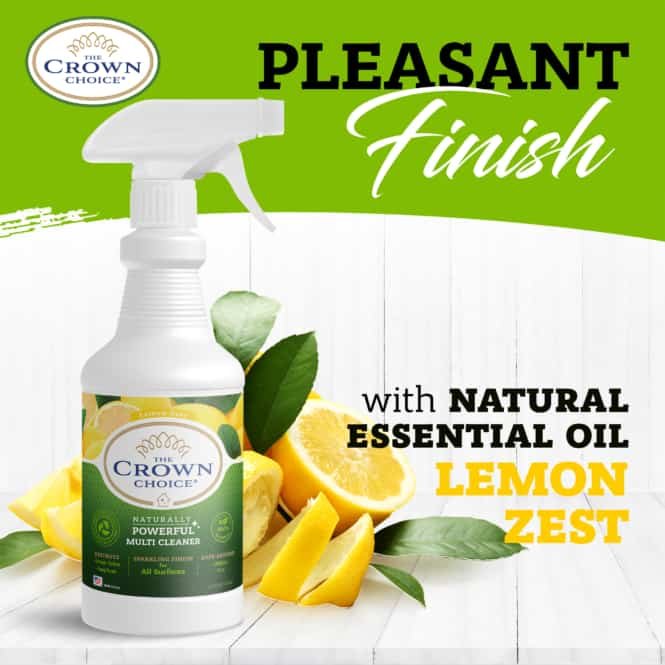 Natural Lemon Zest Multi Cleaner Spray – Essential Oil Lemon Zest Scent 6