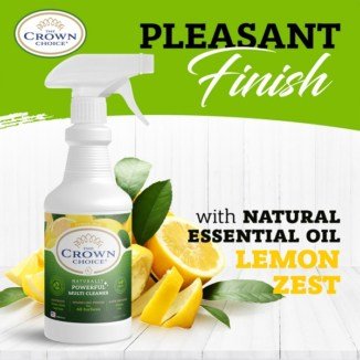 natural multi cleaner spray lemon