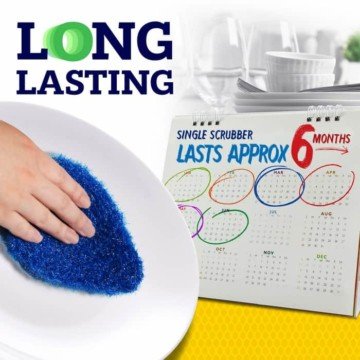 long lasting durable kitchen scrubber