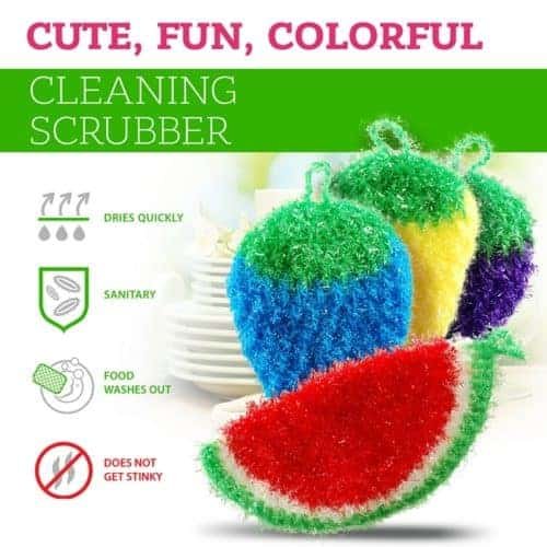 8 Must-have Kitchen Cleaning Tools with Unique Twists 8 dish scrubbie all purpose scrubber