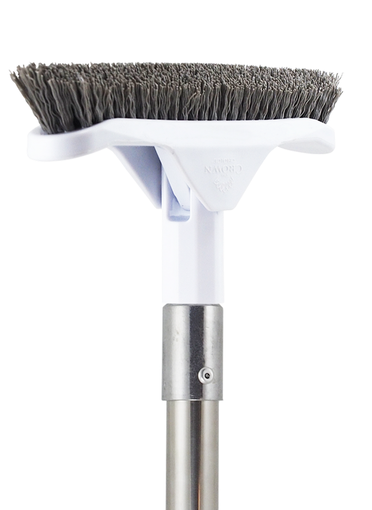 The Crown Choice Grout Cleaner Brush with Stiff Angled Bristles and 3-in-1 Grout  Cleaning