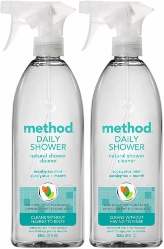 How to Keep Shower Glass Door Clean 10 Method Eucalyptus Mint Daily Shower Cleaner Spray