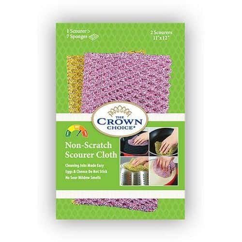 Cellulose Sponge Cloth and Non-Scratch Scouring Pad Set (5 Pcs) 6