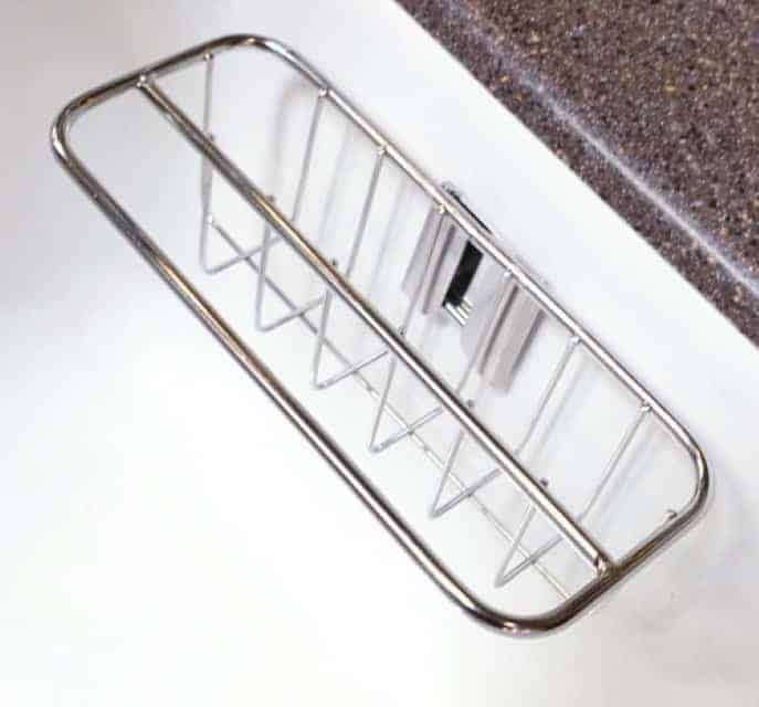 What Makes a Good Kitchen Sink Sponge Holder? 2 2-in-1 In Sink Sponge Holders and Brush Sink Caddy | Detachable Stainless Steel Strong Adhesive